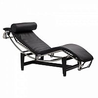 шезлонг chaise longue lc4 черный в Твери