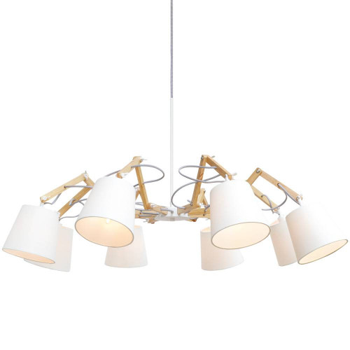 подвесная люстра arte lamp pinoccio a5700lm-8wh в Твери