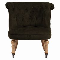 кресло amelie french country chair серо-коричневое в Твери