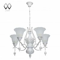 подвесная люстра mw-light версаче 639011505 белая в Твери