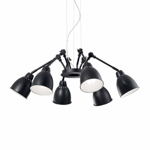 подвесная люстра ideal lux newton sp6 nero в Твери