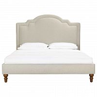 кровать двуспальная 160х200 бежевая cassis upholstered в Твери