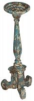 подсвечник состаренный фигурный голубой relic collection, 61 см в Твери