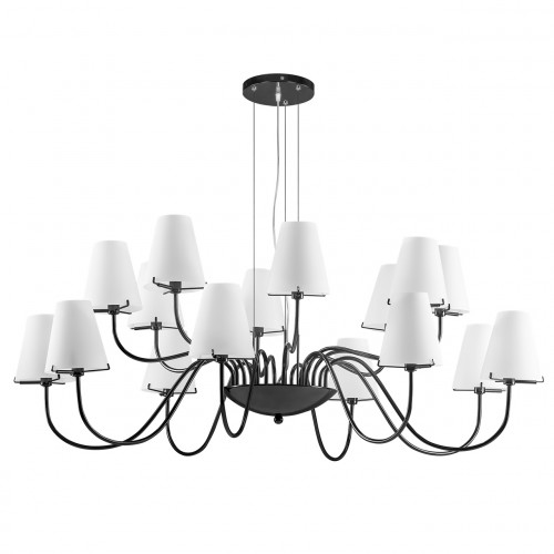 подвесная люстра lightstar diafano 758167 черная в Твери