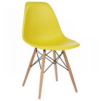 стул деревянный eames pc-015 yellow в Твери