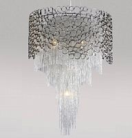 подвесной светильник crystal lux hauberk sp-pl8 d60 матовый никель в Твери