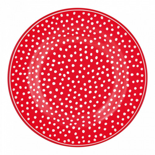 десертная тарелка dot red в Твери