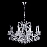 подвесная люстра crystal lux hollywood sp8 chrome в Твери