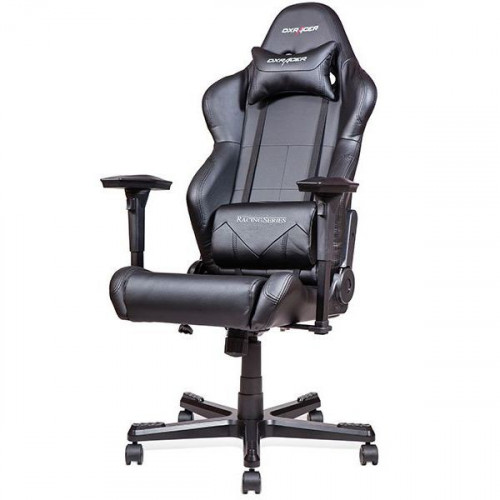 кресло геймерское dxracer racing черно-серое в Твери