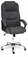 компьютерное кресло tetchair бергамо (крестовина хром, обивка ткань) для руководителя в Твери