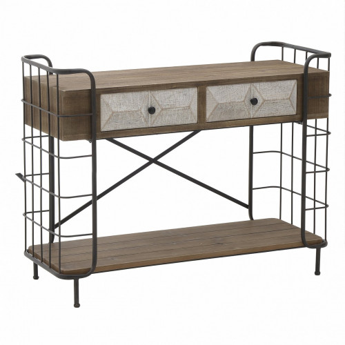 консоль met wood коричневая в Твери
