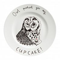 тарелка owl protect you my cup cake в Твери