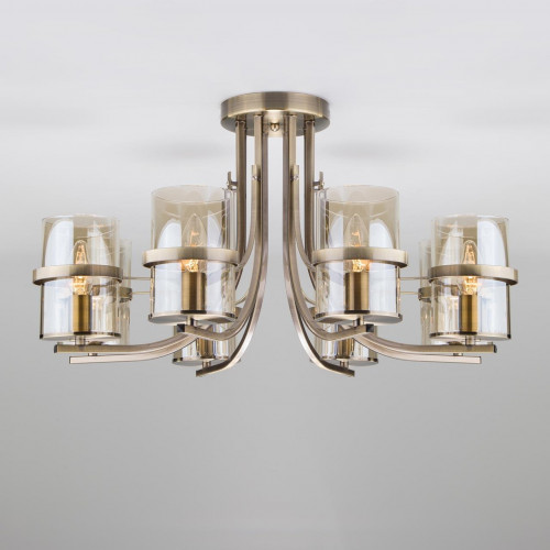 потолочная люстра eurosvet coppa 60085/8 античная бронза в Твери