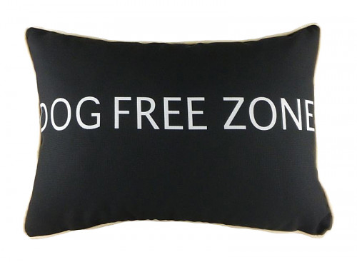 подушка с надписью dog free zone в Твери