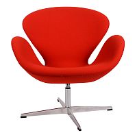 кресло arne jacobsen красное в Твери