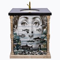 тумба с раковиной аквариум нуар fornasetti в Твери