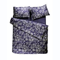 комплект постельного белья decoflux сатин 1.5 спальный peony indigo в Твери