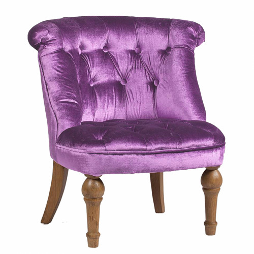 кресло sophie tufted slipper chair лиловое в Твери