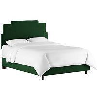 кровать двуспальная 180х200 зеленая paxton emerald velvet в Твери