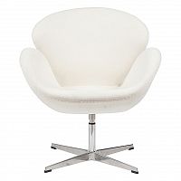 кресло swan chair белое в Твери