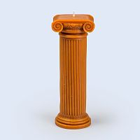 свеча высокая оранжевая hestia column в Твери