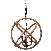 люстра foucault's orb rustic iron бежевая, коричневая в Твери