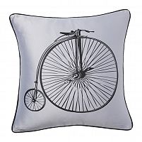 подушка с ретро-велосипедом retro bicycle grey в Твери