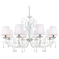 подвесная люстра arte lamp romana snow a1743lm-8wh в Твери