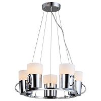 подвесная люстра arte lamp brooklyn a9484sp-5cc хром в Твери