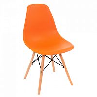 стул деревянный eames pc-015 оранжевый в Твери