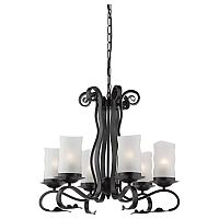 подвесная люстра arte lamp scroll a7915lm-6bk в Твери