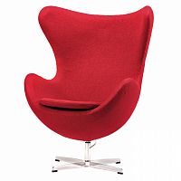 кресло egg chair красное в Твери