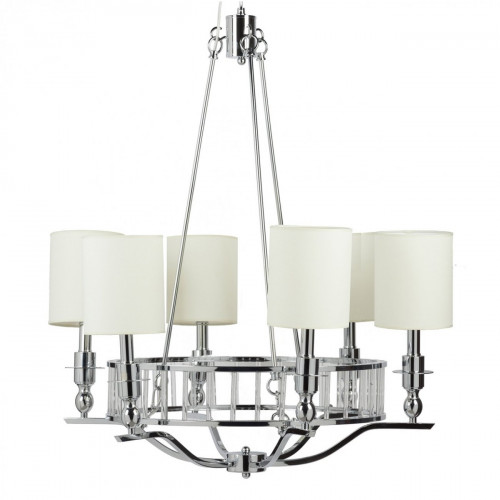 люстра easton light chandelier хром, бежевая в Твери