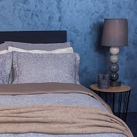 комплект постельного белья decoflux сатин семейный versaille grey в Твери