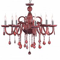 подвесная люстра ideal lux giudecca sp8 rosso в Твери