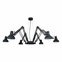 подвесная люстра arte lamp ragno a2043sp-6bk в Твери