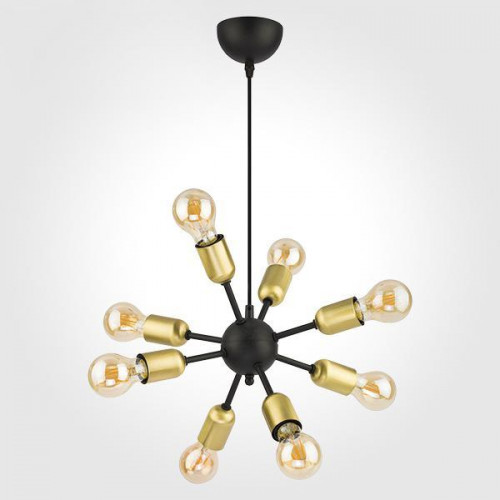 подвесная люстра tk lighting 1468 estrella black в Твери