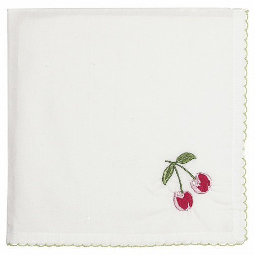 салфетка cherry red w/embroidery в Твери