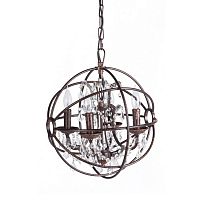 люстра foucault's orb crystal (40*40*45) бронза в Твери