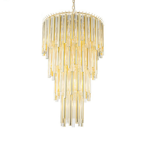 люстра gigi 13 gold от delight collection прозрачная/золото в Твери