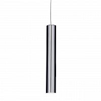 подвесной светодиодный светильник ideal lux ultrathin sp1 small round cromo в Твери