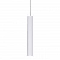 подвесной светодиодный светильник ideal lux ultrathin sp1 small round bianco в Твери