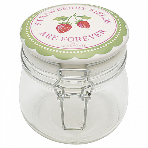 банка стеклянная strawberry pale green в Твери
