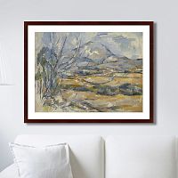 картина: montagne sainte-victoire, 1890г. в Твери