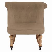 кресло amelie french country chair светло-коричневое в Твери