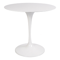 стол eero saarinen style tulip table top mdf d80 глянцевый белый в Твери