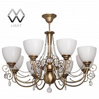 подвесная люстра mw-light фелиция 347016608 белая в Твери