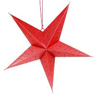 led-светильник подвесной 60 см звезда красная star в Твери