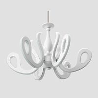 потолочная светодиодная люстра ambrella light orbital classic fk81/6 wh 292w d640 белая в Твери