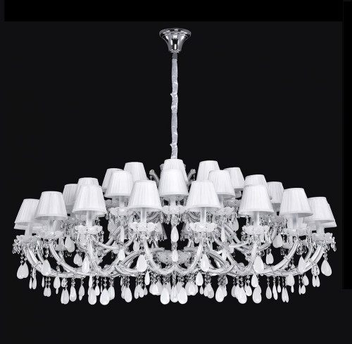 подвесная люстра crystal lux blanca sp45 белая в Твери